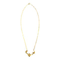 10K Gold Paperclip Dolphin Chain