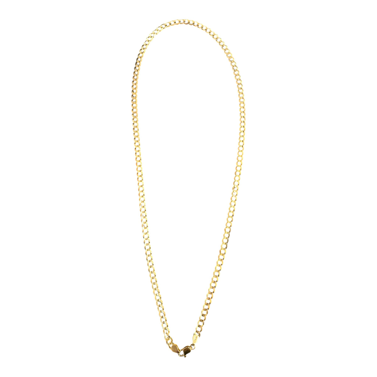10K Gold Solid Cuban Italian Chain
