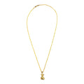 10K Gold Rope Money bag pendent  Chain