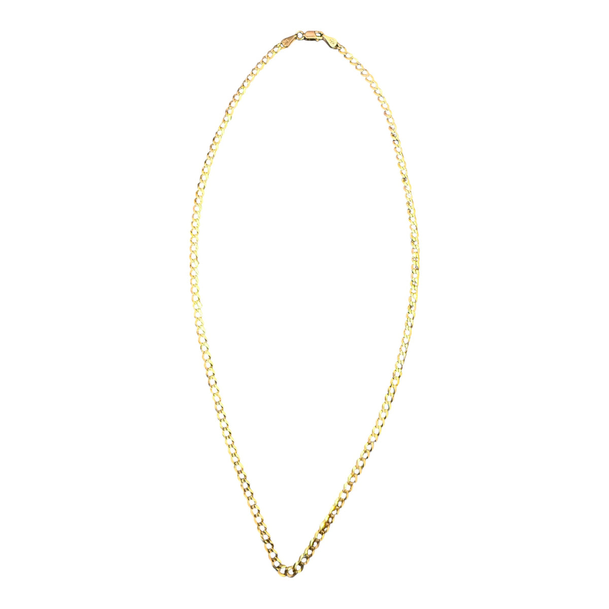 10K Gold Cuban Solid Italian Chain