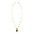 10K Gold Solid Cuban Italian Hello Kitty Pendant Chain