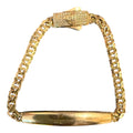 10K Gold Chinese Link ID Bracelet
