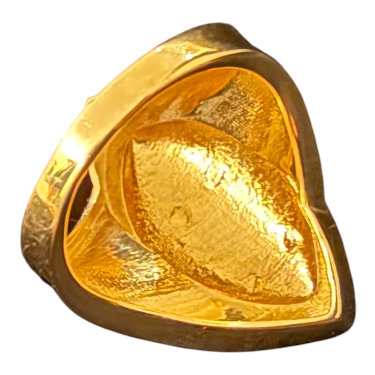 10K Gold Leaf Statement Ring